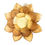 Thumbnail: Lotus sfeerlicht smoked met goudrand