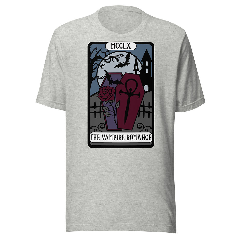Thumbnail: The Vampire Romance Tarot Tee - PICK YOUR COLOR