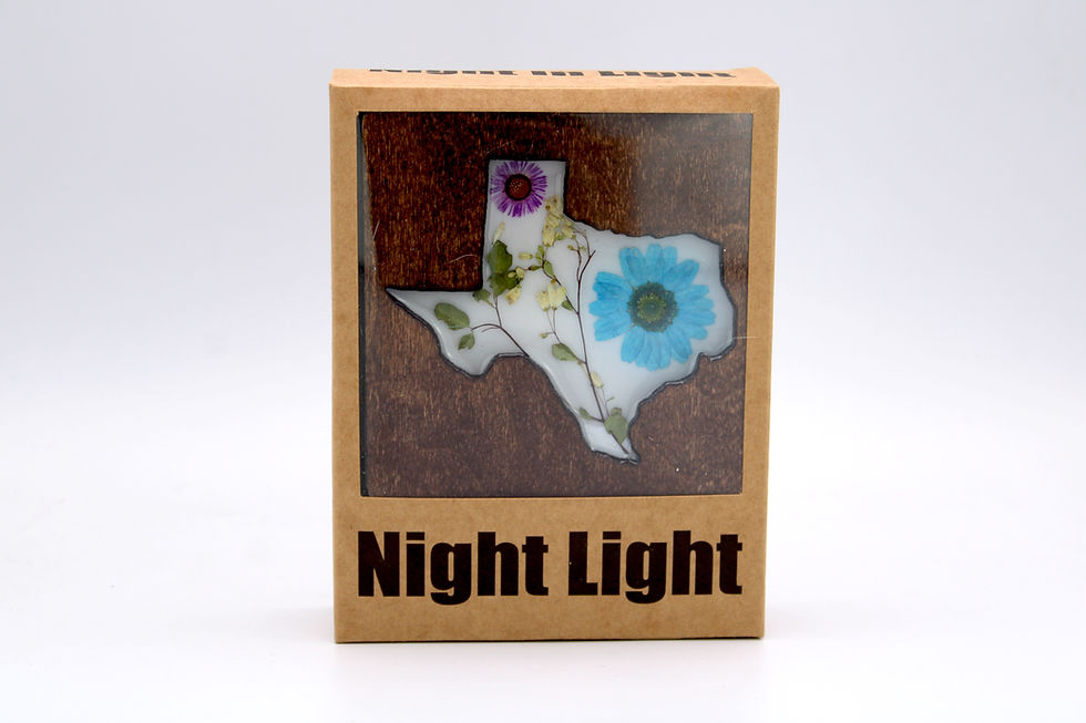 Thumbnail: Texas Night Light Blue & Purple