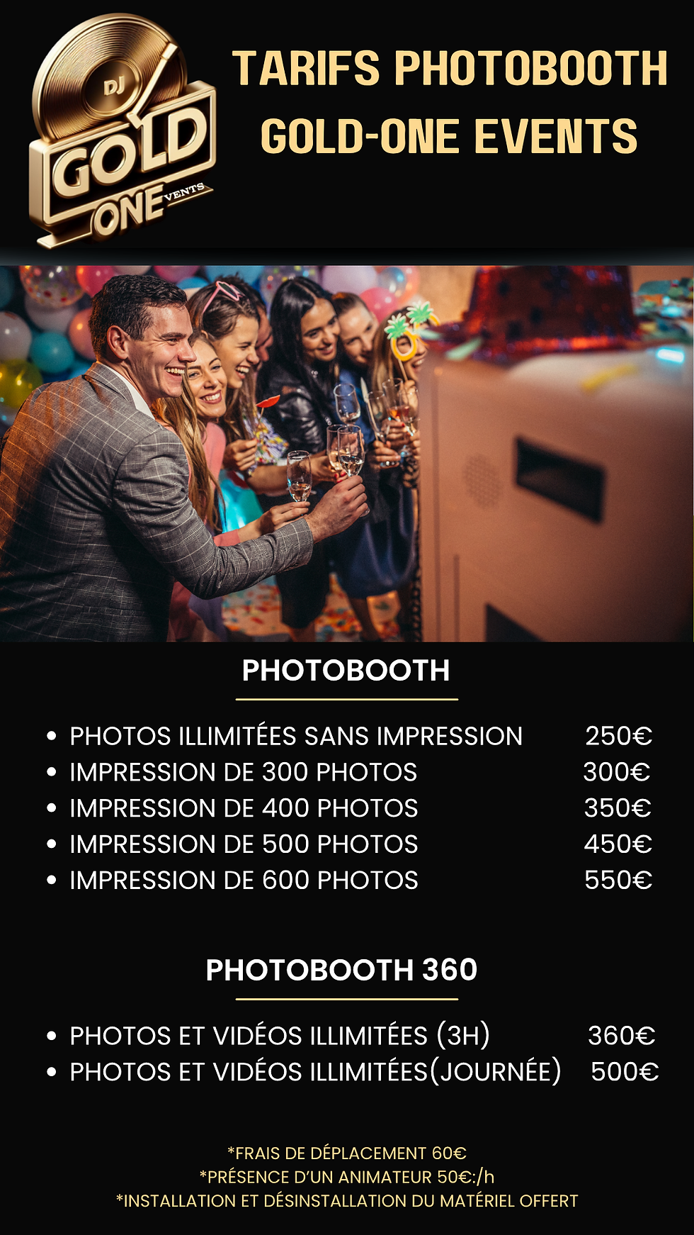 Tarif Photo Booth