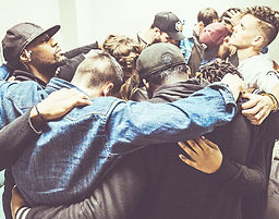 Men Together praying together