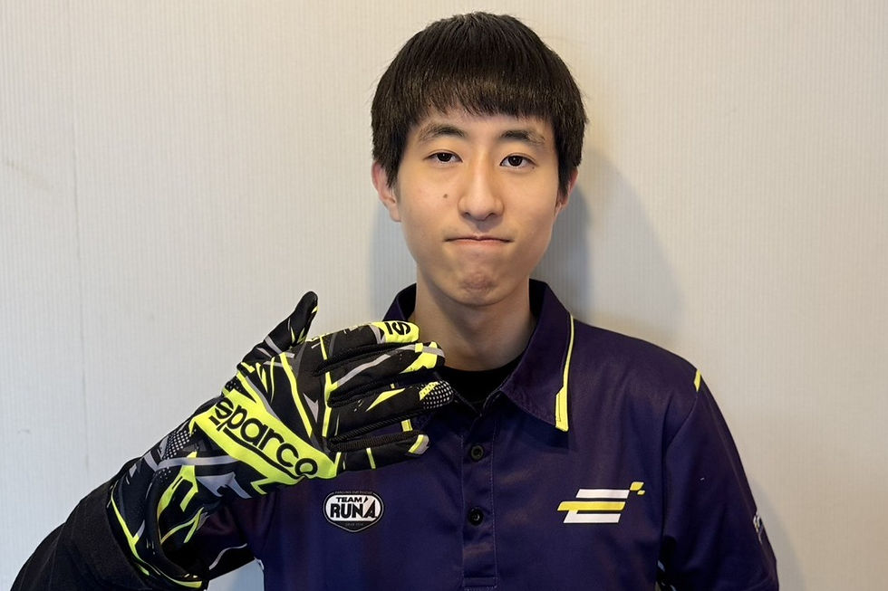 ERT所属プレイヤー中川選手×Sparco K-ROOKIE