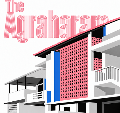 Rose Pink Agraharam with Blue Accents.png