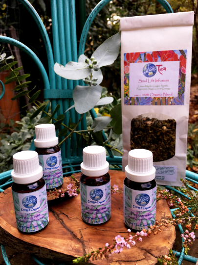 Soul Warming and Mind Clearing - 5 oils plus tea