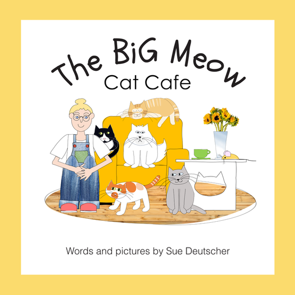Cover of the picture book The BiG Meow Cat Cafe