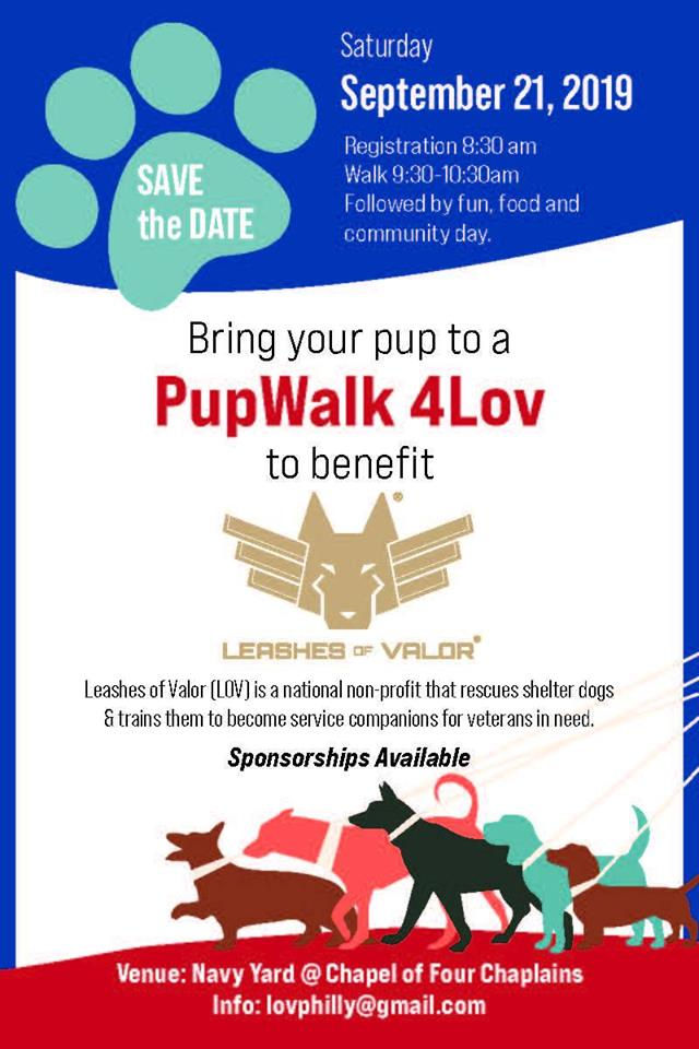 1st Annual Pup Walk 4 LOV Philly