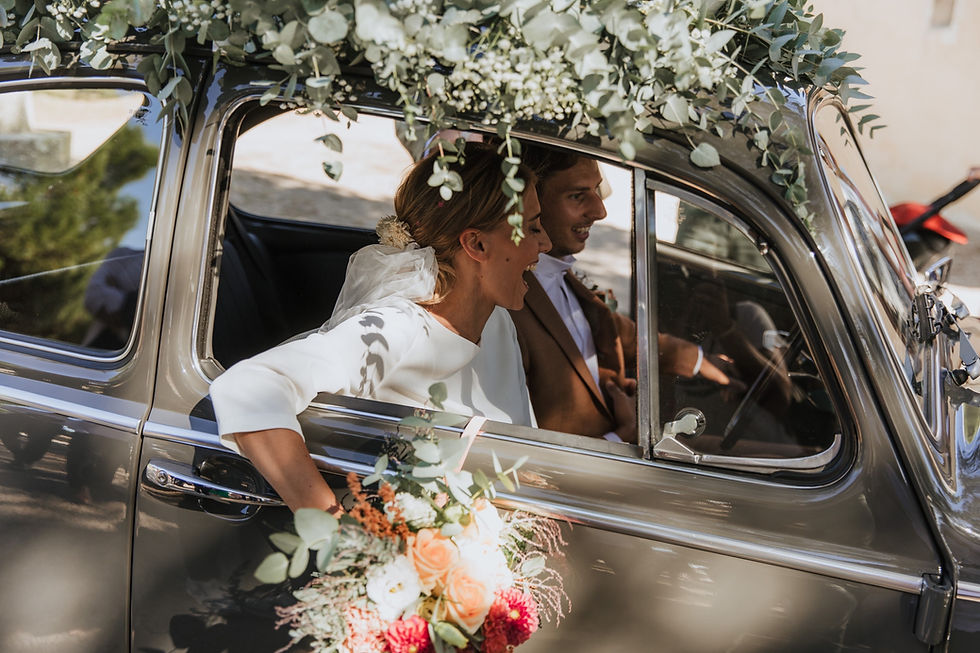 Le Mariage de Louise & Édouard en Coccinelle