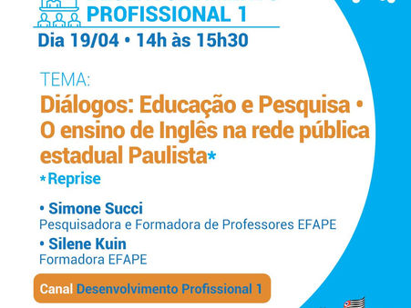 Lives de Desenvolvimento Profissional 19/04