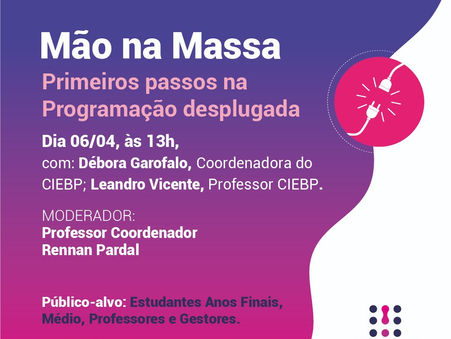 Live Mão na Massa 06/04