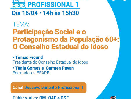 Lives de Desenvolvimento Profissional 16/04