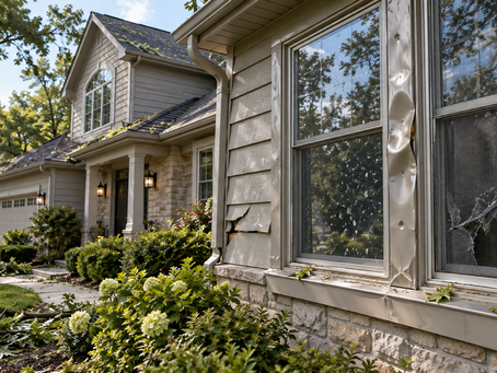 July 2026 Storm Damage to Windows and Cladding in DuPage County