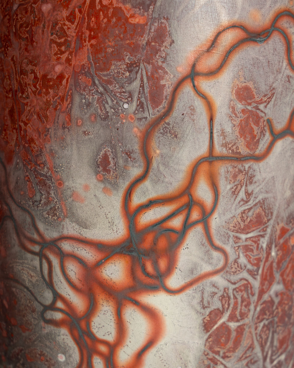 Thumbnail: Saggar fired vase