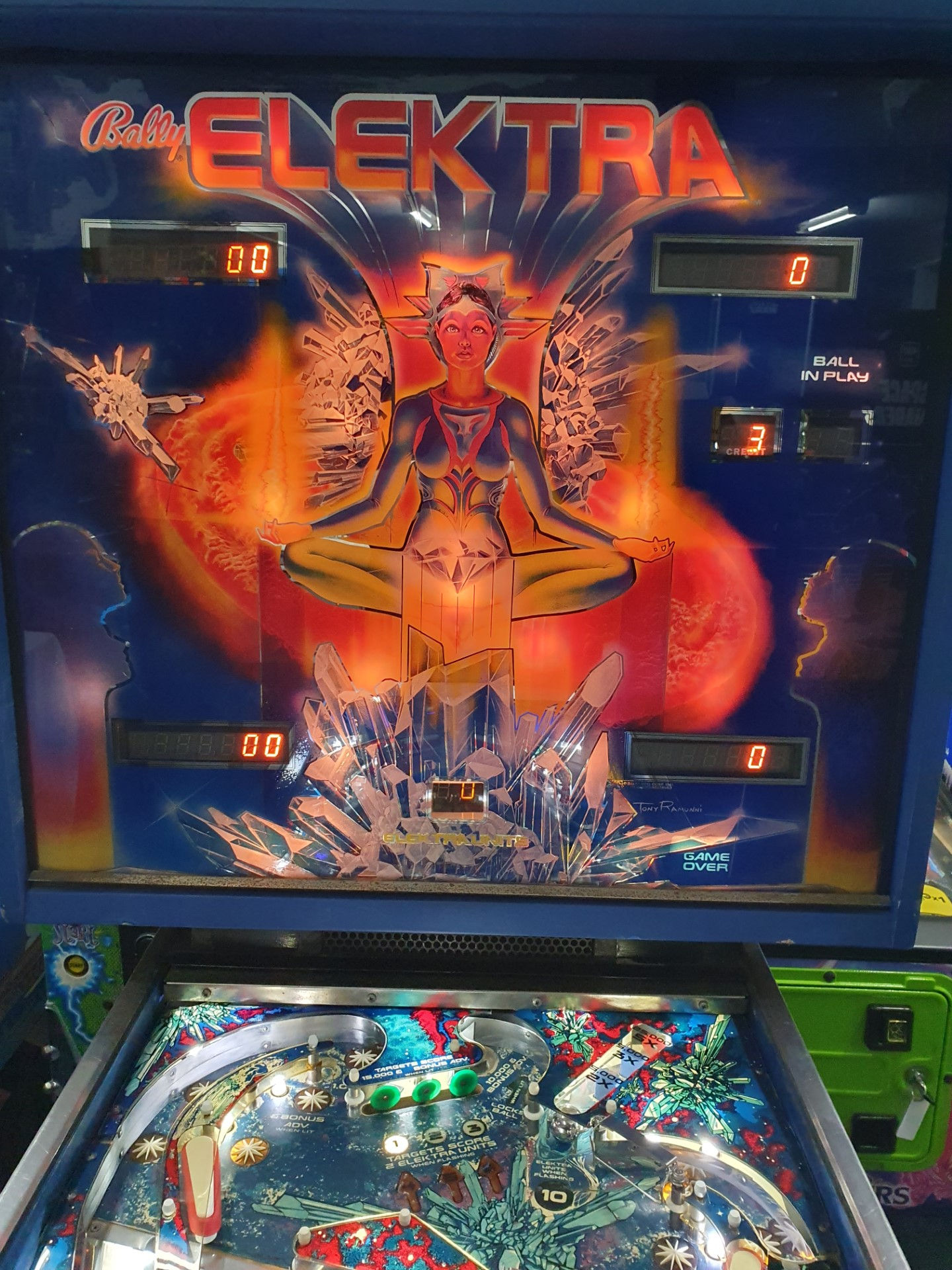 ELEKTRA PINBALL MACHINE