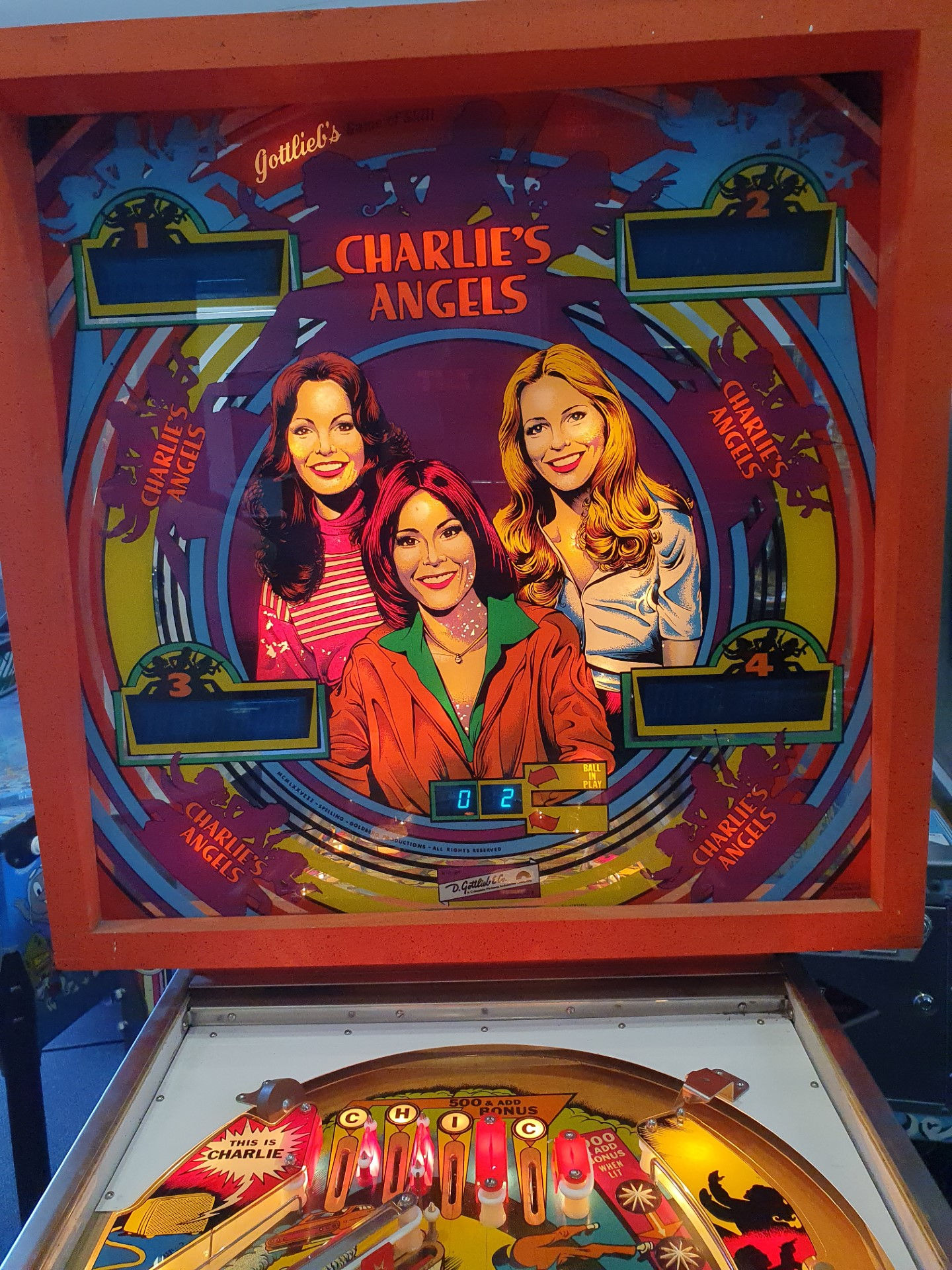 Charlie's Angels Pinball Machine