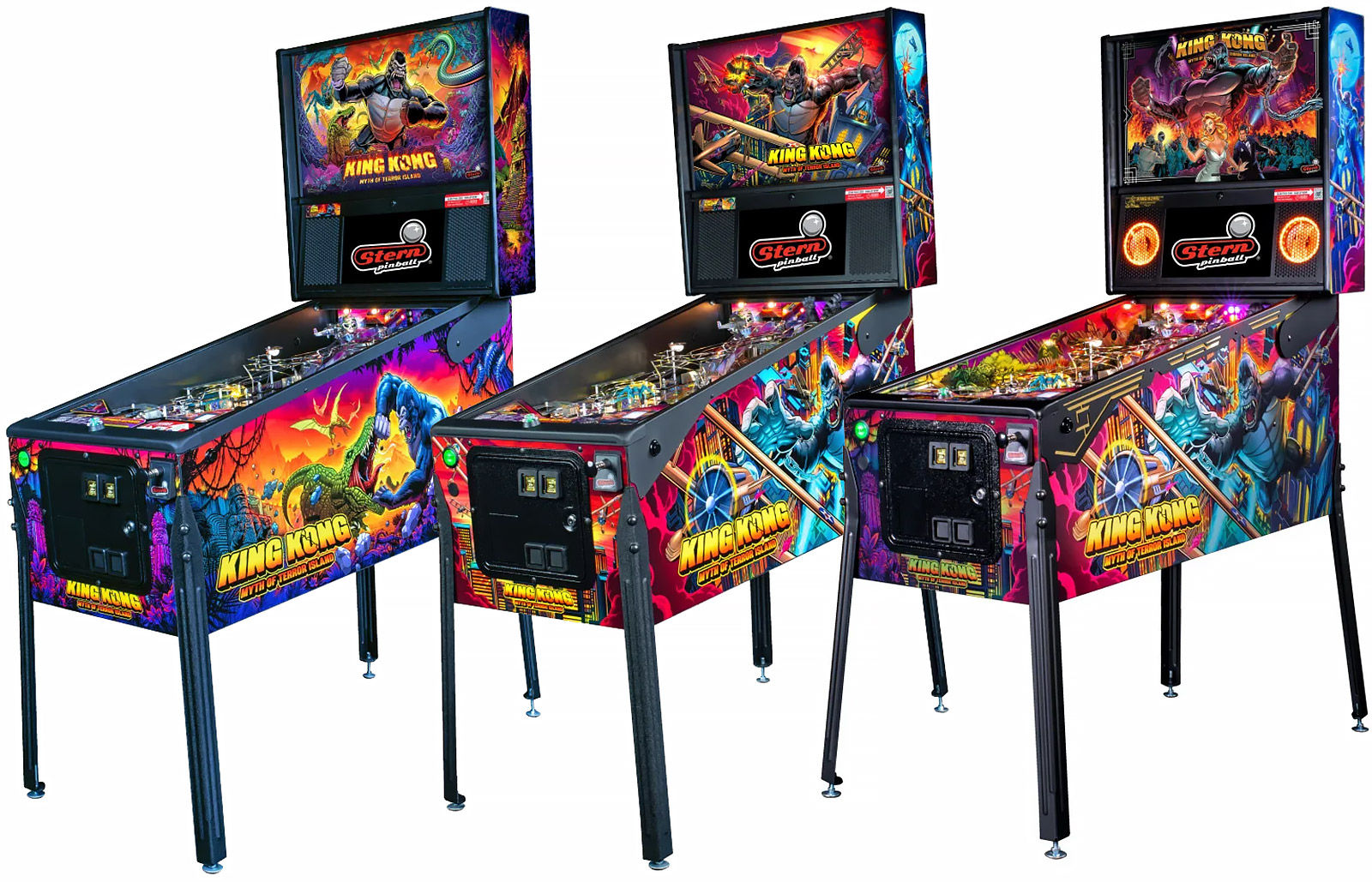 KING KONG ; MYTH OF TERROR ISLAND Latest pinball from STERN