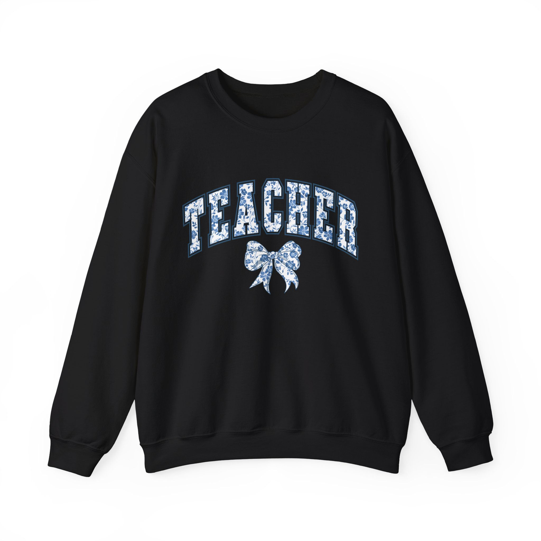Floral Teacher Sweatshirt, Trendy Teacher Appreciation Gift