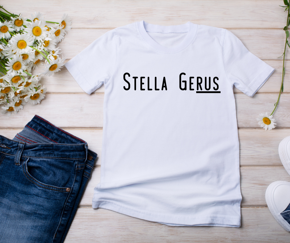 T-Shirt with image printed - Afrikaans - Stella Gerus