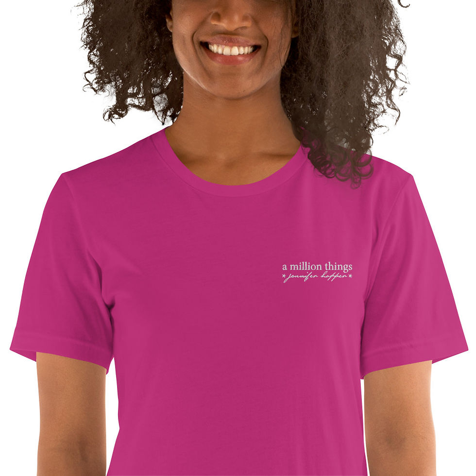 Thumbnail: A Million Things (Embroidered Unisex Tee)