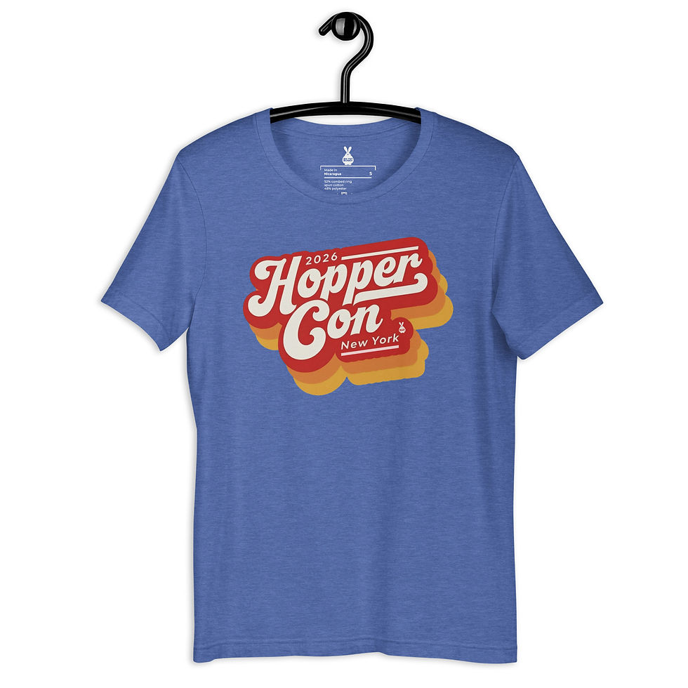 Thumbnail: HopperCon 2026 — Retro Logo Tee