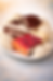 Stück Kuchen oder Torte mit Sahne