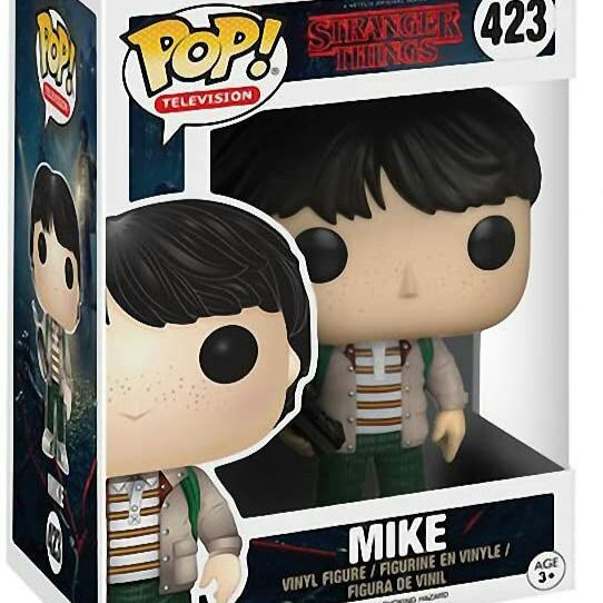 Mike: Funko Pop! TV Vinyl Figure & 1 Compatible Graphic Protector Bundle (423 13