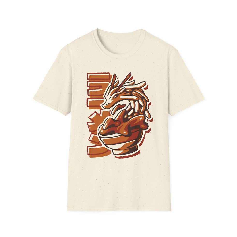 Thumbnail: Ramen dragon Unisex T-shirt.