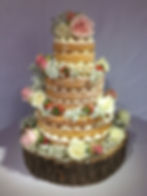 Naked Wedding Cake