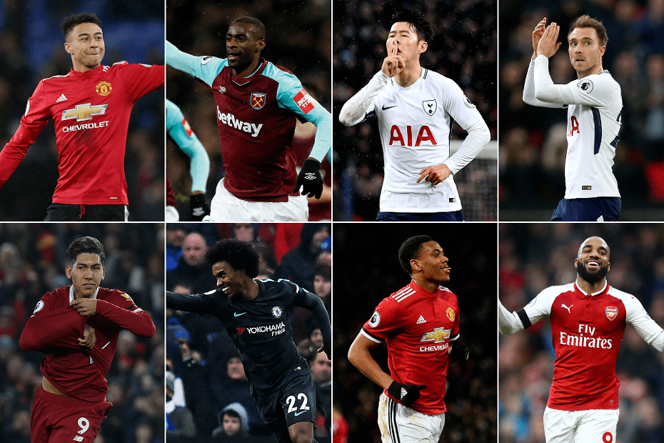 EPL 이달의 골 후보(손흥민 후보 포함!!).gif