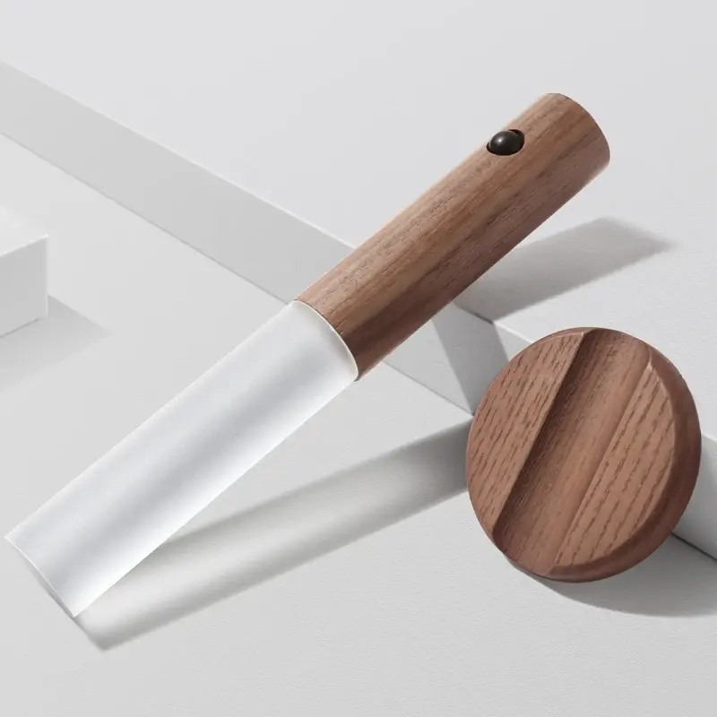 Thumbnail: Wood LED motion sensor staircase lamp with magnetic base