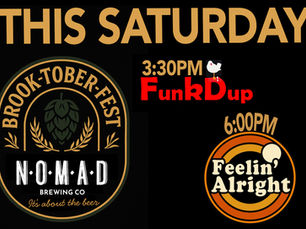Brooktoberfest at Nomad Brewing Co: Saturday 18th October