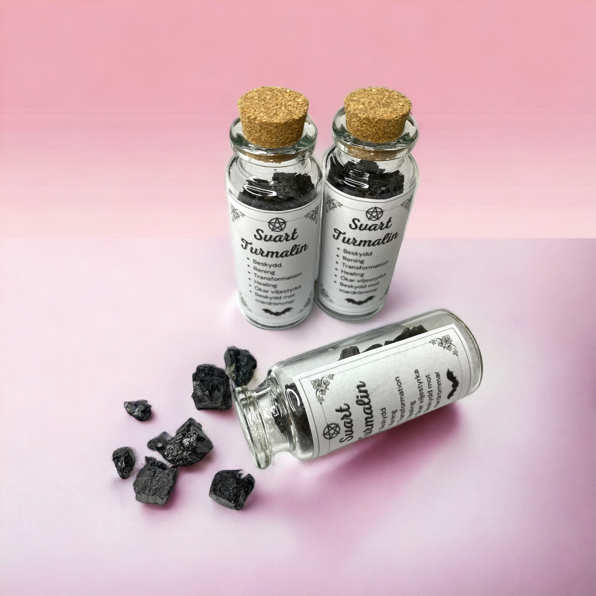 Kristallchips, Svart Turmalin