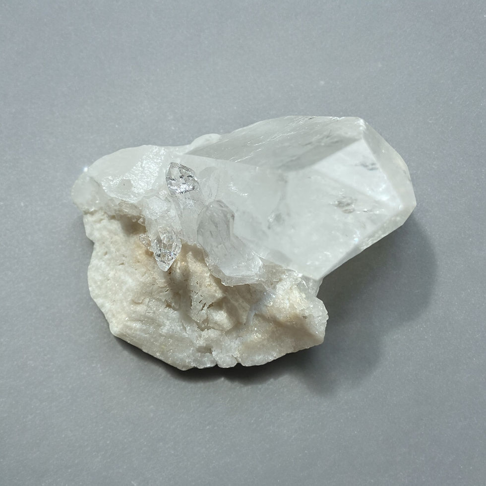 Miniatyrbild: Bergskristall, små kluster 