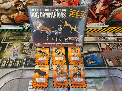 Zombicide 2nd Edition - Box of Dogs Set #6 Dog Companions NIB +