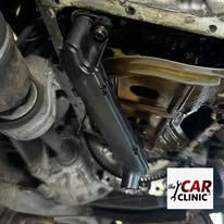 Car engine interior view