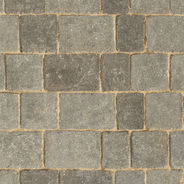 Paved stone wall pattern