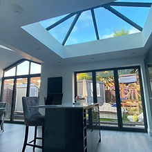 Skylights in new extension
