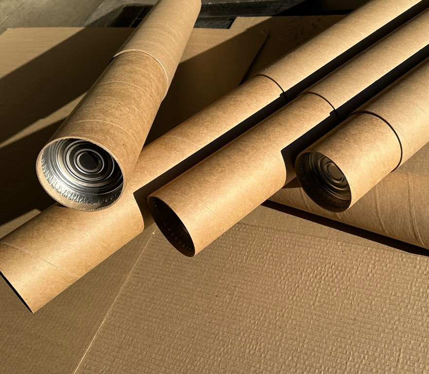 Telescoping shipping tubes