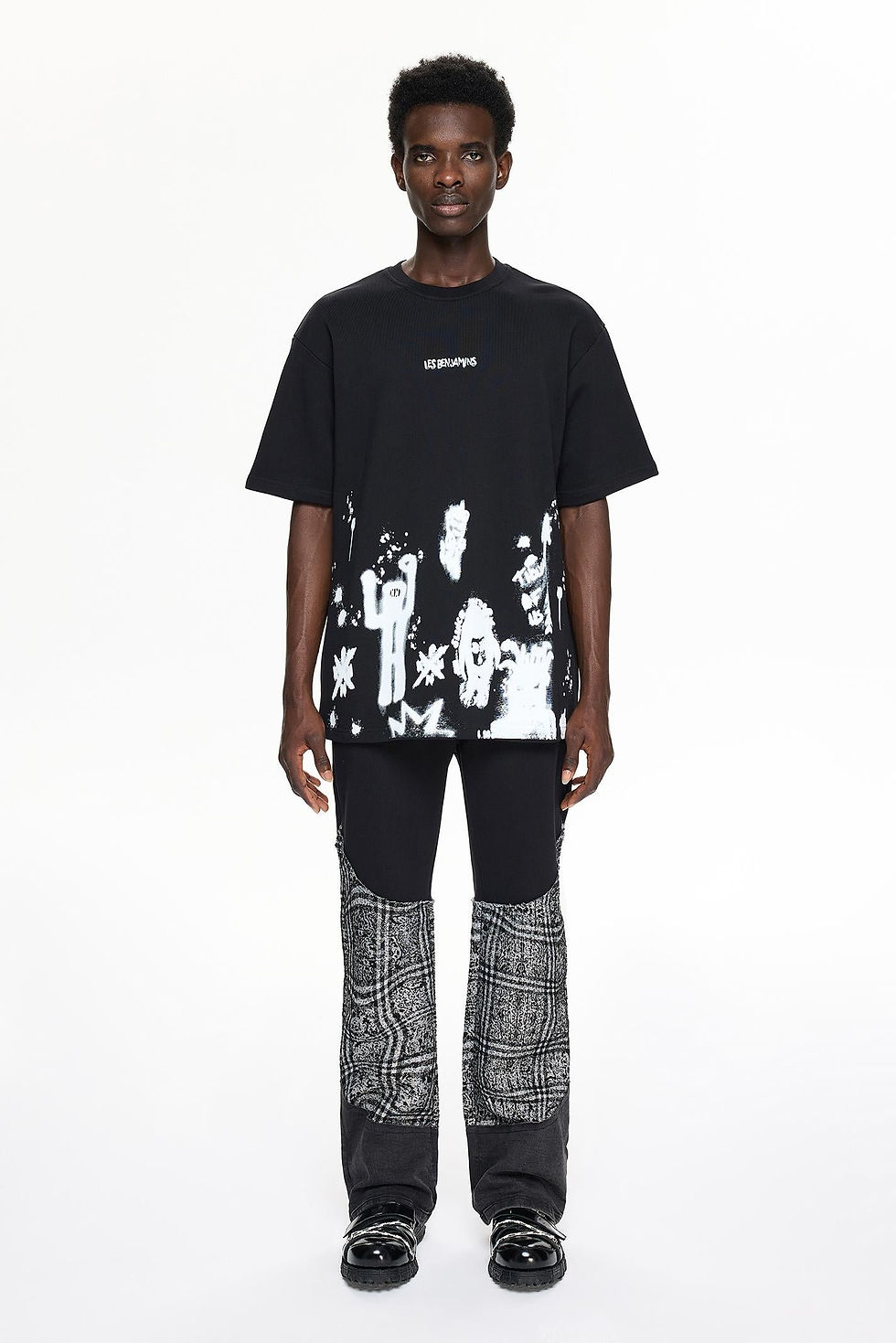 Küçük resim: OVERSIZED TEE 047  L -NOIR