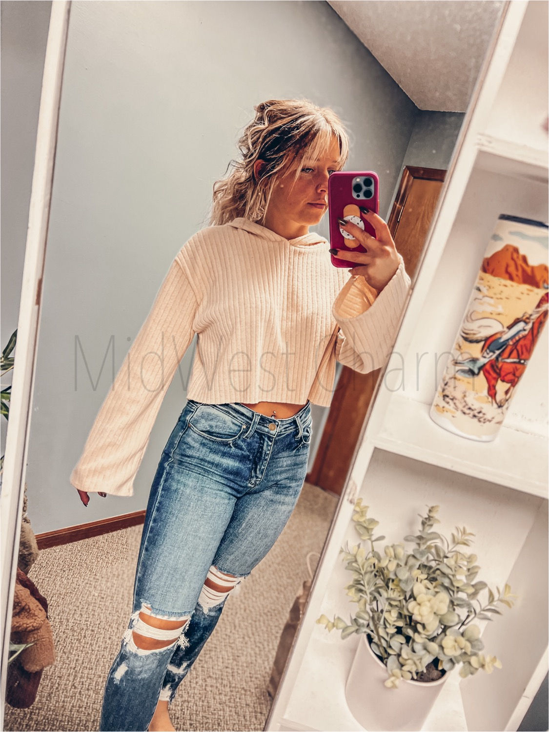 Bell Sleeve Crop