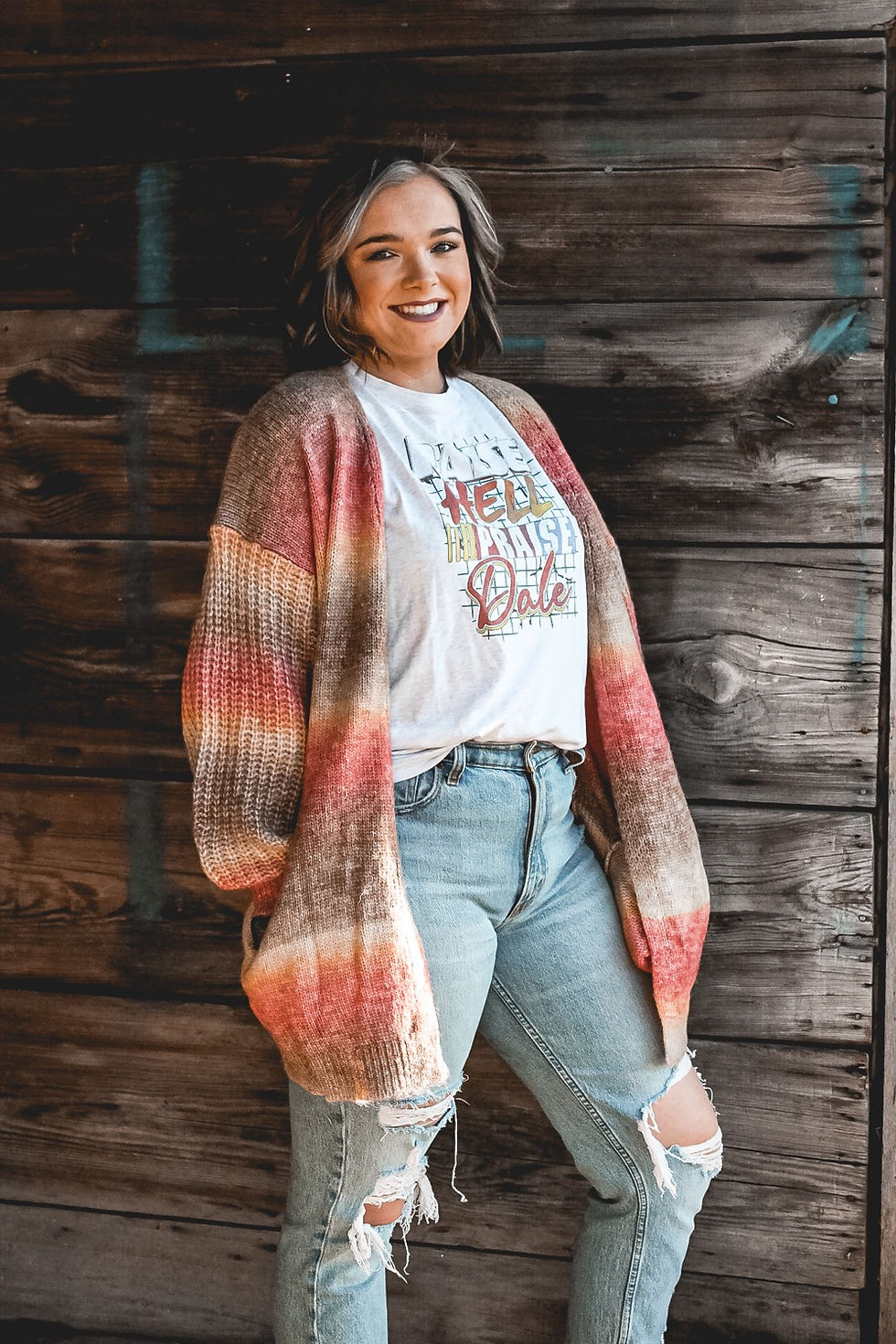Thumbnail: Ombré Knit cardigan 