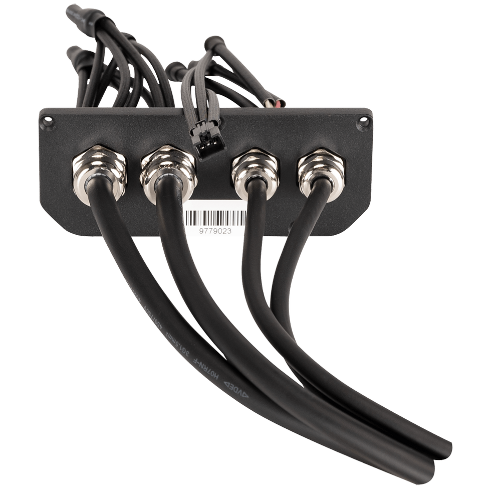 Thumbnail: 4W Hardwire Plate "Black Plate"