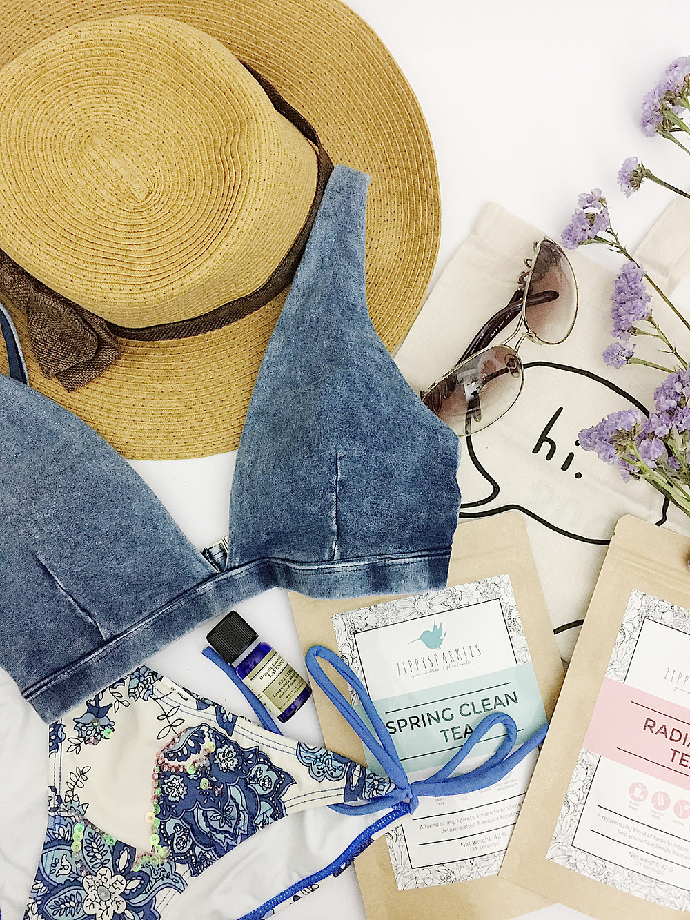Natural herbs & herbal tea for travel & on the road