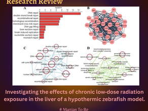 Effects of chronic low‑dose radiation exposure in the liver of a hypothermic zebrafish model🐠