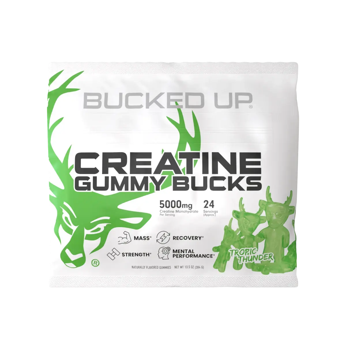 Bucked Up Creatine Gummies - Tropic Thunder
