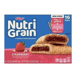 A box of cereal bars
