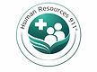 Human Resources 911, 2 people, within teal circle