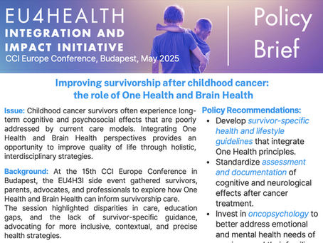 Policy Brief - Improving survivorship after childhood cancer