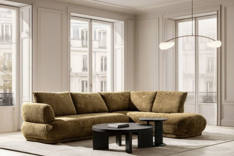 BRAYLEN Fabric Corner Sofa