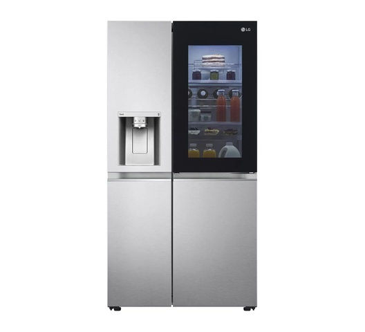 LG GC-X257CSES Side by Side Fridge, 635 L - InstaView, UVnano™ Dispenser, Hygien