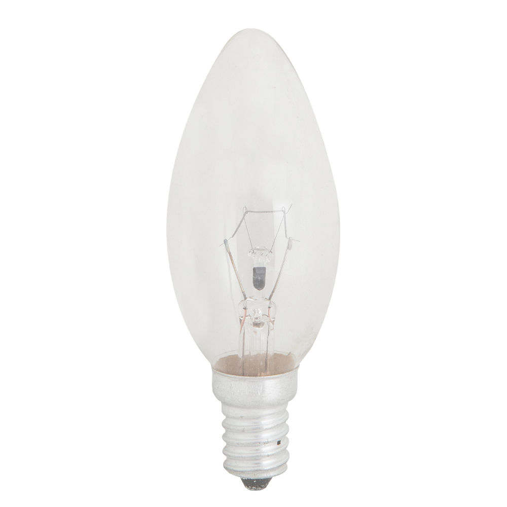Candle Bulb, Clear 40W E14